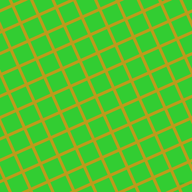 24/114 degree angle diagonal checkered chequered lines, 10 pixel line width, 54 pixel square size, Buddha Gold and Lime Green plaid checkered seamless tileable