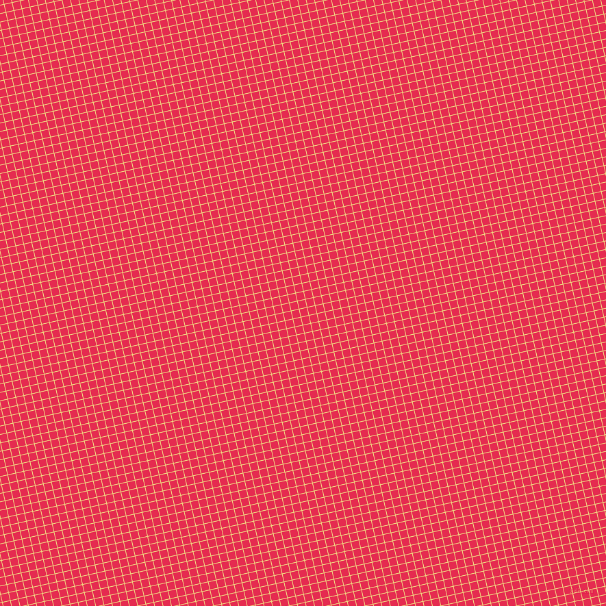 13/103 degree angle diagonal checkered chequered lines, 1 pixel lines width, 11 pixel square size, Buff and Amaranth plaid checkered seamless tileable