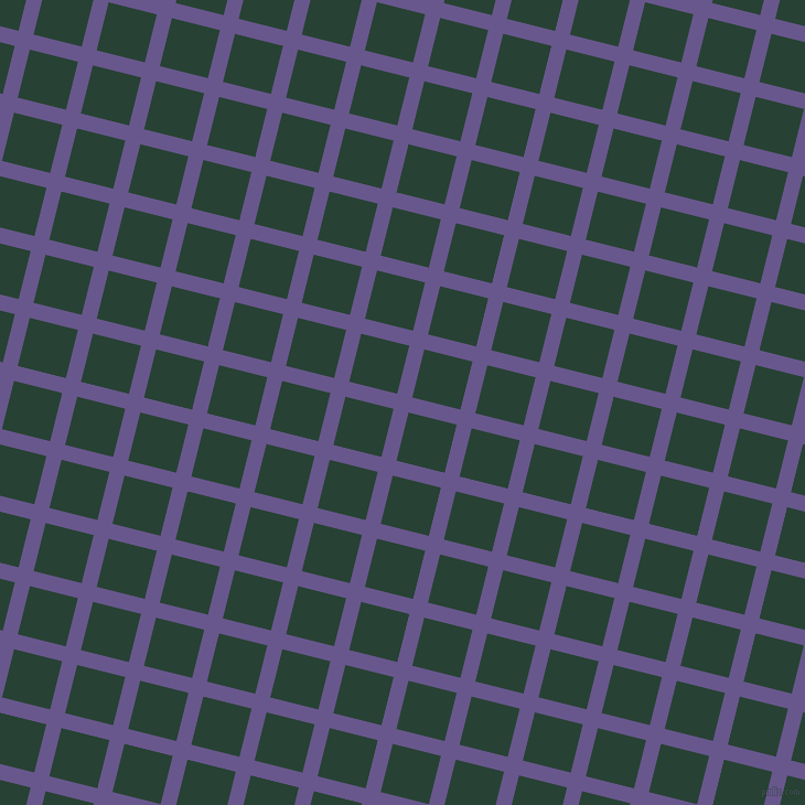 76/166 degree angle diagonal checkered chequered lines, 14 pixel line width, 45 pixel square size, Butterfly Bush and English Holly plaid checkered seamless tileable