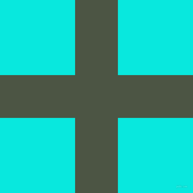 checkered chequered horizontal vertical lines, 138 pixel lines width, 484 pixel square size, Cabbage Pont and Bright Turquoise plaid checkered seamless tileable
