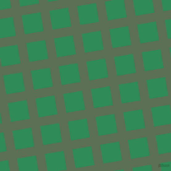 9/99 degree angle diagonal checkered chequered lines, 29 pixel lines width, 62 pixel square size, Cactus and Sea Green plaid checkered seamless tileable