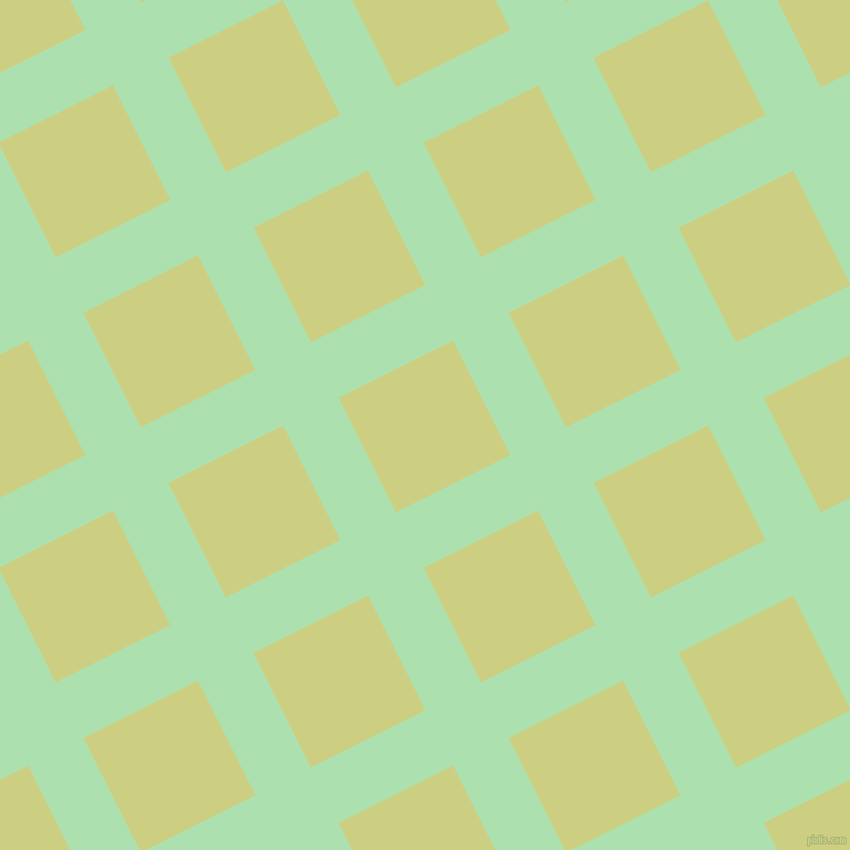 27/117 degree angle diagonal checkered chequered lines, 56 pixel lines width, 116 pixel square size, Celadon and Deco plaid checkered seamless tileable
