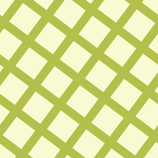 53/143 degree angle diagonal checkered chequered lines, 28 pixel line width, 77 pixel square size, Celery and Light Goldenrod Yellow plaid checkered seamless tileable