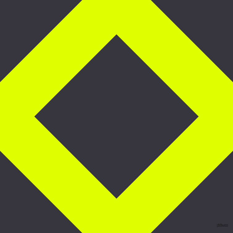 45/135 degree angle diagonal checkered chequered lines, 157 pixel line width, 376 pixel square size, Chartreuse Yellow and Revolver plaid checkered seamless tileable