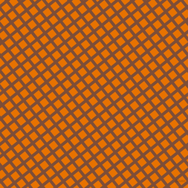 39/129 degree angle diagonal checkered chequered lines, 10 pixel lines width, 23 pixel square size, Cigar and Mango Tango plaid checkered seamless tileable