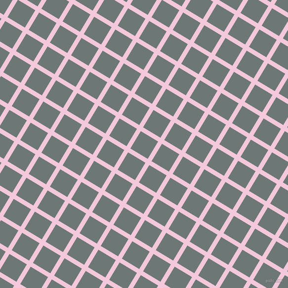 59/149 degree angle diagonal checkered chequered lines, 9 pixel lines width, 41 pixel square size, Classic Rose and Rolling Stone plaid checkered seamless tileable