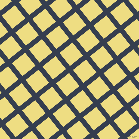 39/129 degree angle diagonal checkered chequered lines, 21 pixel lines width, 70 pixel square size, Cloud Burst and Light Goldenrod plaid checkered seamless tileable