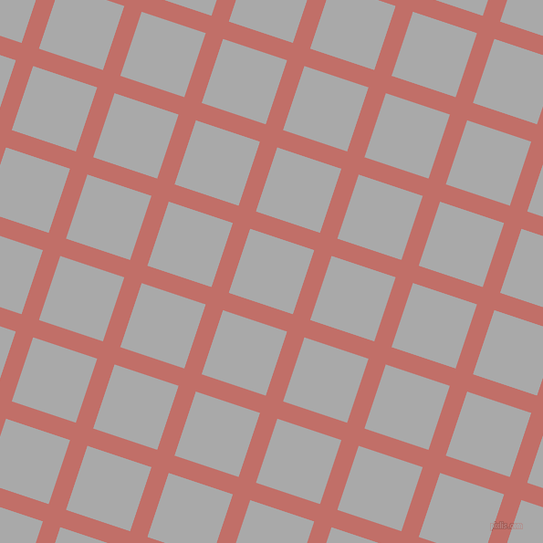72/162 degree angle diagonal checkered chequered lines, 20 pixel line width, 74 pixel square size, Contessa and Dark Gray plaid checkered seamless tileable