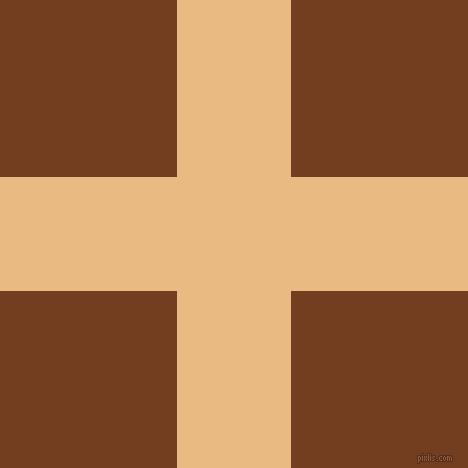 checkered chequered horizontal vertical lines, 114 pixel lines width, 354 pixel square size, Corvette and Peru Tan plaid checkered seamless tileable