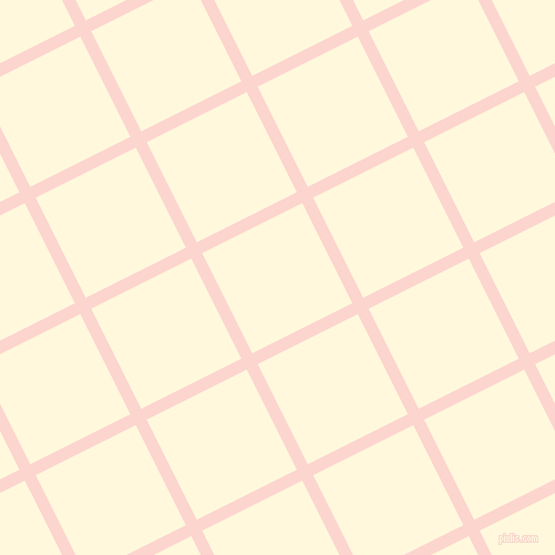 27/117 degree angle diagonal checkered chequered lines, 11 pixel line width, 101 pixel square size, Cosmos and Corn Silk plaid checkered seamless tileable