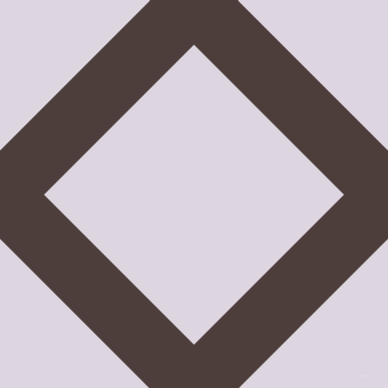 45/135 degree angle diagonal checkered chequered lines, 124 pixel line width, 422 pixel square size, Crater Brown and Titan White plaid checkered seamless tileable