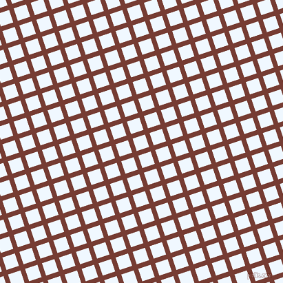 18/108 degree angle diagonal checkered chequered lines, 7 pixel line width, 19 pixel square size, Crown Of Thorns and Alice Blue plaid checkered seamless tileable