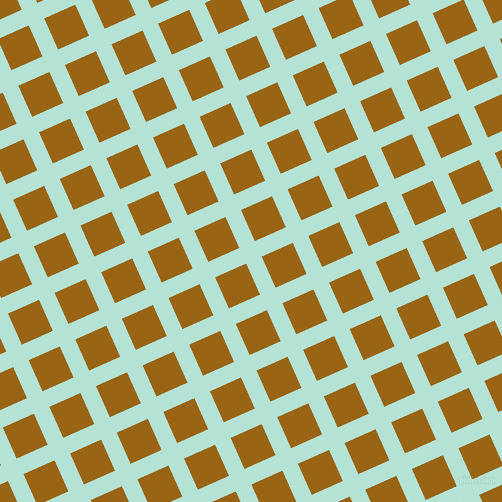 24/114 degree angle diagonal checkered chequered lines, 17 pixel lines width, 34 pixel square size, Cruise and Golden Brown plaid checkered seamless tileable