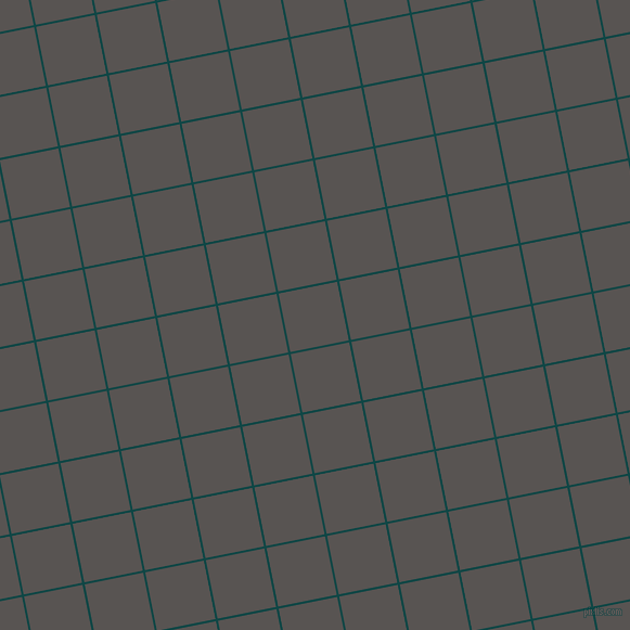 11/101 degree angle diagonal checkered chequered lines, 2 pixel line width, 55 pixel square size, Cyprus and Tundora plaid checkered seamless tileable