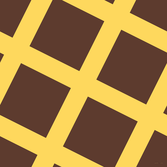 63/153 degree angle diagonal checkered chequered lines, 81 pixel line width, 238 pixel square size, Dandelion and Cioccolato plaid checkered seamless tileable