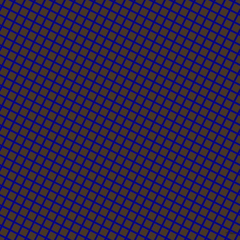 63/153 degree angle diagonal checkered chequered lines, 6 pixel lines width, 24 pixel square size, Dark Blue and Clinker plaid checkered seamless tileable