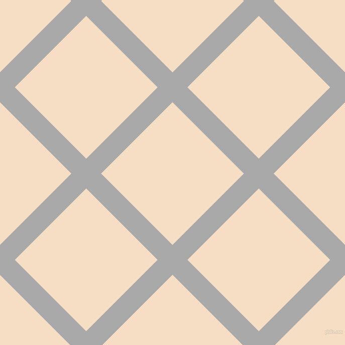 45/135 degree angle diagonal checkered chequered lines, 42 pixel line width, 201 pixel square size, Dark Gray and Sazerac plaid checkered seamless tileable