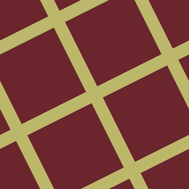 27/117 degree angle diagonal checkered chequered lines, 40 pixel line width, 229 pixel square size, Dark Khaki and Monarch plaid checkered seamless tileable
