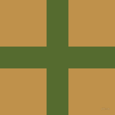 checkered chequered horizontal vertical lines, 92 pixel line width, 392 pixel square size, Dark Olive Green and Tussock plaid checkered seamless tileable