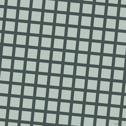 84/174 degree angle diagonal checkered chequered lines, 13 pixel line width, 40 pixel square size, Dark Slate and Nebula plaid checkered seamless tileable