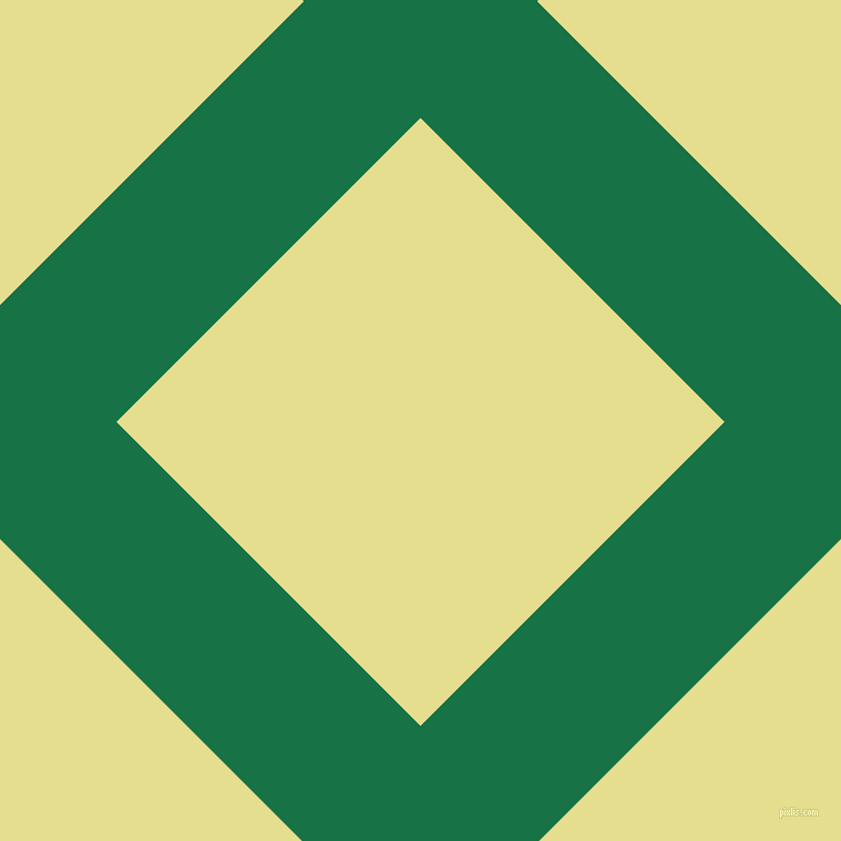 45/135 degree angle diagonal checkered chequered lines, 149 pixel lines width, 388 pixel square size, Dark Spring Green and Primrose plaid checkered seamless tileable