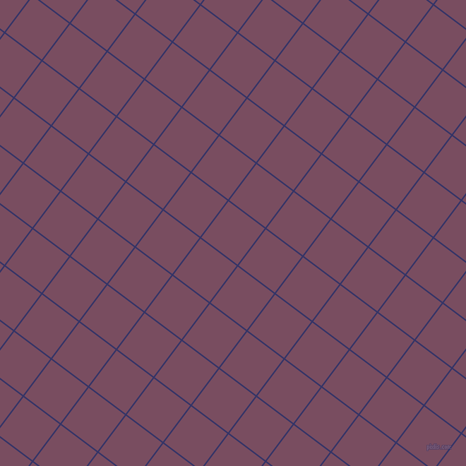 53/143 degree angle diagonal checkered chequered lines, 2 pixel lines width, 64 pixel square size, Deep Koamaru and Cosmic plaid checkered seamless tileable