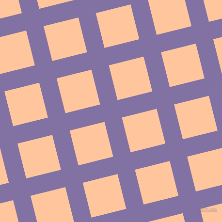 14/104 degree angle diagonal checkered chequered lines, 37 pixel line width, 74 pixel square size, Deluge and Romantic plaid checkered seamless tileable