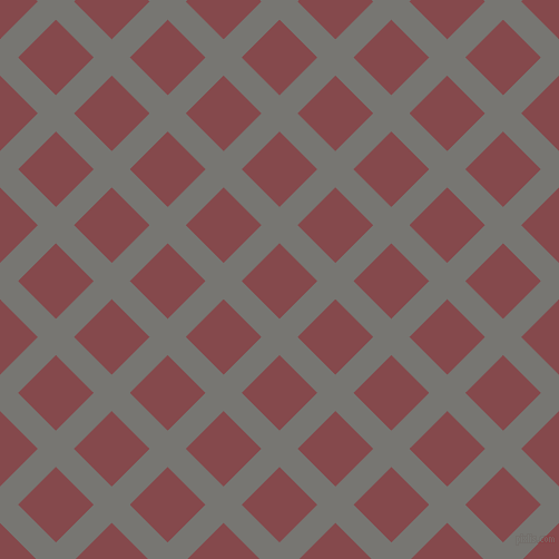 45/135 degree angle diagonal checkered chequered lines, 23 pixel lines width, 48 pixel square sizeDove Grey and Solid Pink plaid checkered seamless tileable