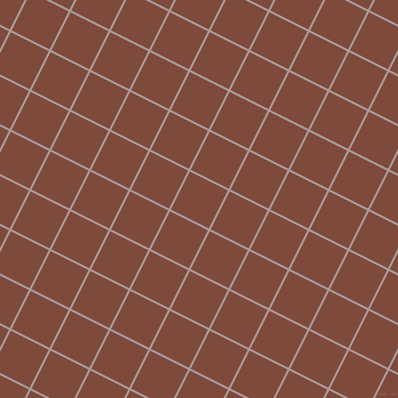 63/153 degree angle diagonal checkered chequered lines, 4 pixel line width, 85 pixel square size, Dusty Grey and Nutmeg plaid checkered seamless tileable