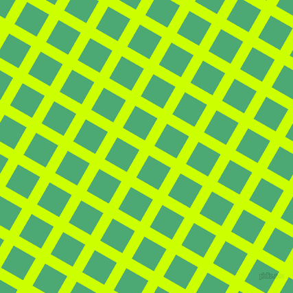 60/150 degree angle diagonal checkered chequered lines, 16 pixel lines width, 37 pixel square size, Electric Lime and Ocean Green plaid checkered seamless tileable