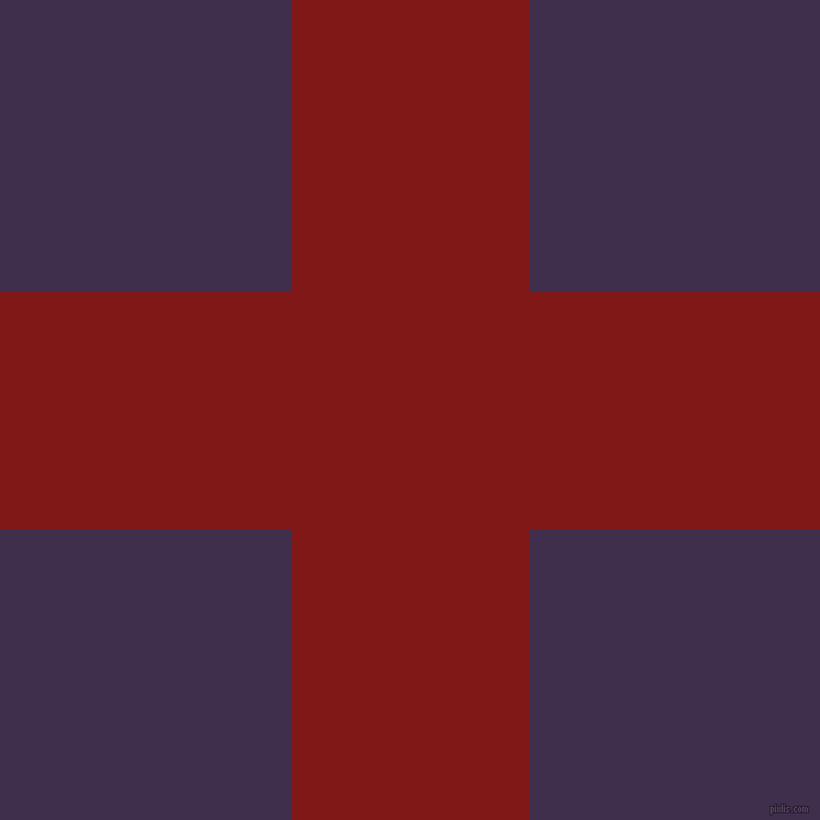 checkered chequered horizontal vertical lines, 216 pixel lines width, 531 pixel square size, Falu Red and Jagger plaid checkered seamless tileable