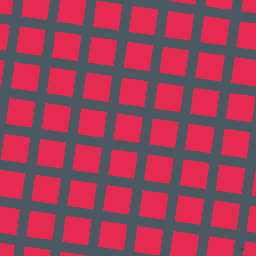 82/172 degree angle diagonal checkered chequered lines, 34 pixel line width, 89 pixel square size, Fiord and Amaranth plaid checkered seamless tileable