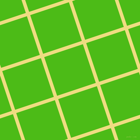 18/108 degree angle diagonal checkered chequered lines, 12 pixel lines width, 140 pixel square size, Flax and Kelly Green plaid checkered seamless tileable