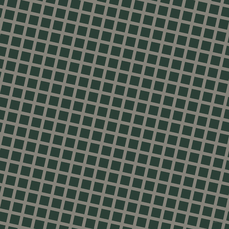 77/167 degree angle diagonal checkered chequered lines, 11 pixel lines width, 32 pixel square size, Friar Grey and Celtic plaid checkered seamless tileable