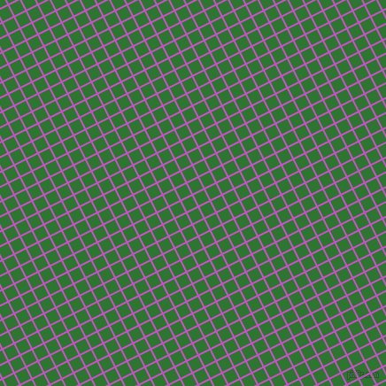 27/117 degree angle diagonal checkered chequered lines, 2 pixel lines width, 13 pixel square size, Fuchsia and Japanese Laurel plaid checkered seamless tileable