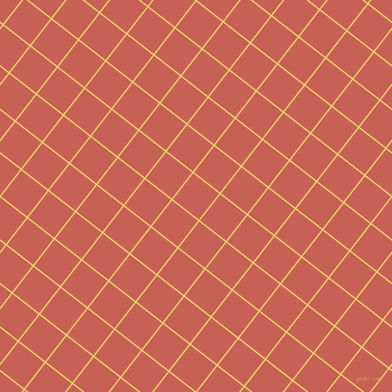 52/142 degree angle diagonal checkered chequered lines, 2 pixel line width, 47 pixel square size, Golden Sand and Sunglo plaid checkered seamless tileable