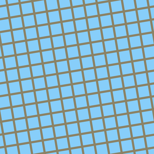 9/99 degree angle diagonal checkered chequered lines, 9 pixel line width, 44 pixel square size, Granite Green and Light Sky Blue plaid checkered seamless tileable