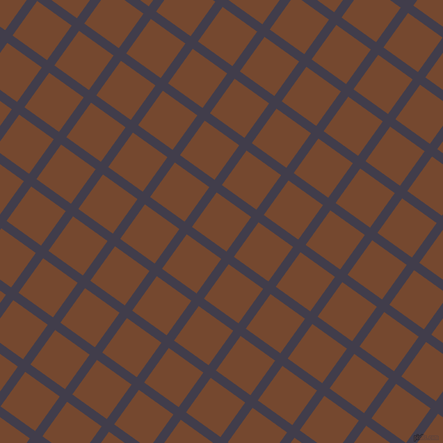 54/144 degree angle diagonal checkered chequered lines, 13 pixel lines width, 61 pixel square size, Grape and Cape Palliser plaid checkered seamless tileable