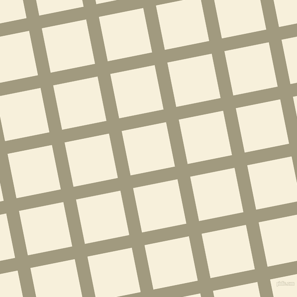 11/101 degree angle diagonal checkered chequered lines, 26 pixel line width, 91 pixel square size, Grey Olive and Apricot White plaid checkered seamless tileable