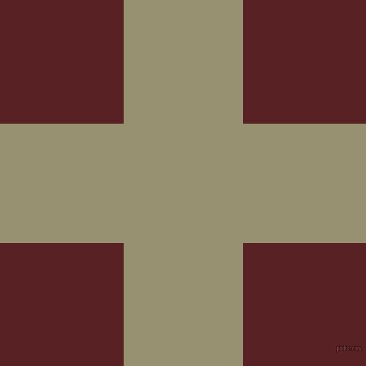 checkered chequered horizontal vertical lines, 169 pixel lines width, 349 pixel square size, Gurkha and Burnt Crimson plaid checkered seamless tileable