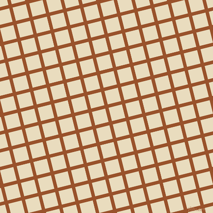 14/104 degree angle diagonal checkered chequered lines, 7 pixel lines width, 28 pixel square size, Hawaiian Tan and Double Pearl Lusta plaid checkered seamless tileable