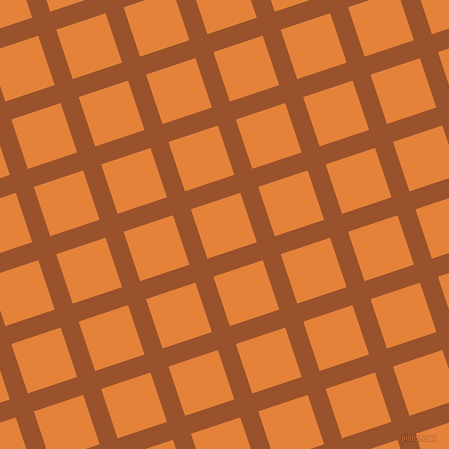 18/108 degree angle diagonal checkered chequered lines, 19 pixel lines width, 52 pixel square size, Hawaiian Tan and West Side plaid checkered seamless tileable