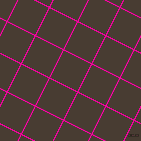 63/153 degree angle diagonal checkered chequered lines, 4 pixel lines width, 102 pixel square size, Hollywood Cerise and Taupe plaid checkered seamless tileable