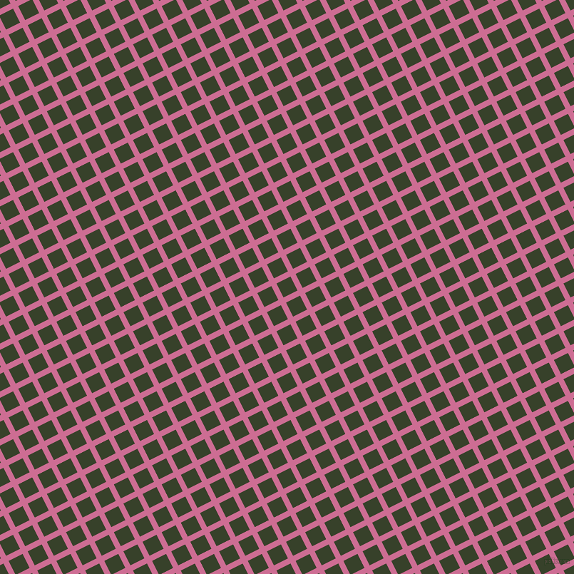 27/117 degree angle diagonal checkered chequered lines, 8 pixel line width, 22 pixel square size, Hopbush and Seaweed plaid checkered seamless tileable