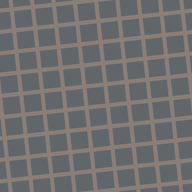 6/96 degree angle diagonal checkered chequered lines, 14 pixel lines width, 58 pixel square size, Hurricane and Shuttle Grey plaid checkered seamless tileable