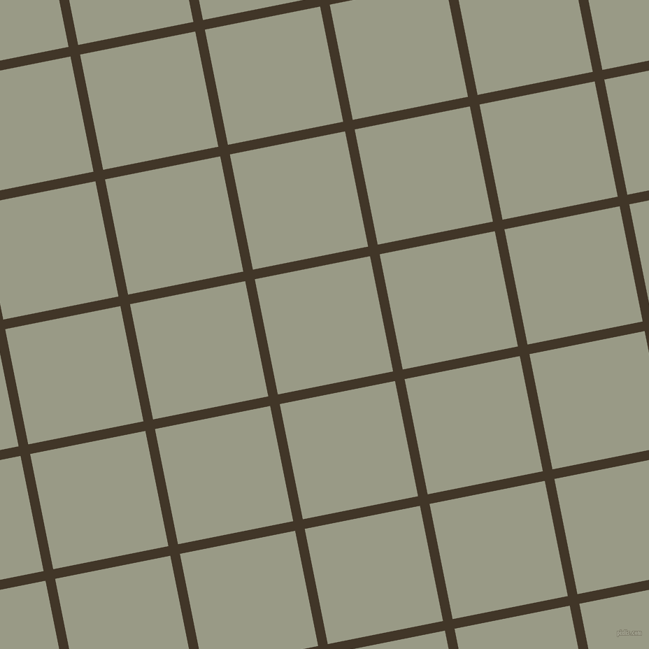 11/101 degree angle diagonal checkered chequered lines, 14 pixel line width, 168 pixel square size, Jacko Bean and Lemon Grass plaid checkered seamless tileable