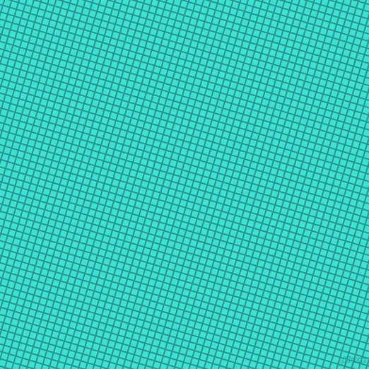 73/163 degree angle diagonal checkered chequered lines, 2 pixel line width, 8 pixel square size, Java and Turquoise plaid checkered seamless tileable