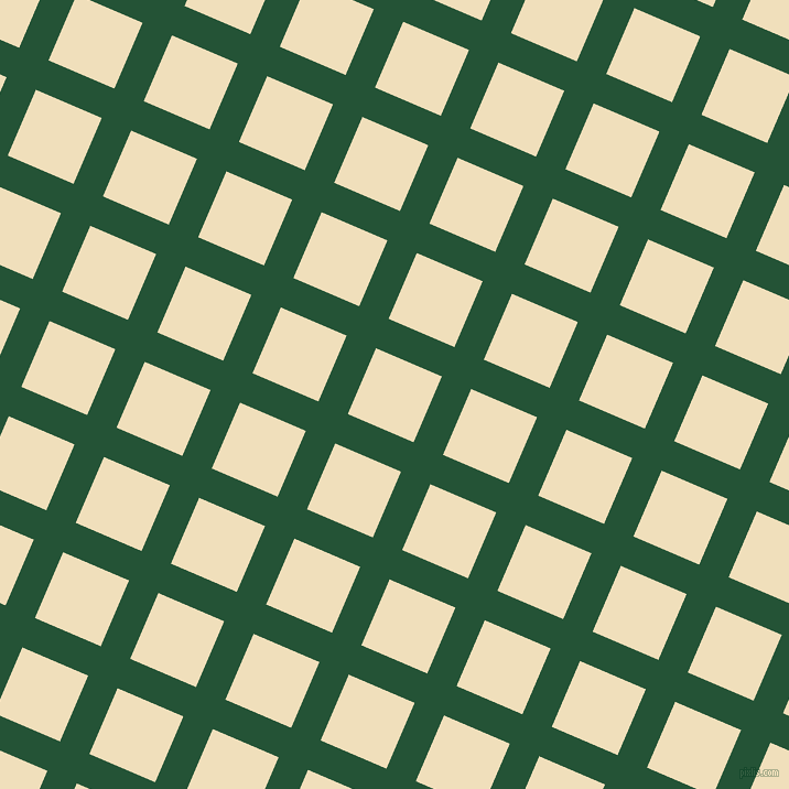 67/157 degree angle diagonal checkered chequered lines, 29 pixel line width, 65 pixel square size, Kaitoke Green and Dutch White plaid checkered seamless tileable