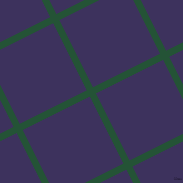 27/117 degree angle diagonal checkered chequered lines, 27 pixel lines width, 300 pixel square size, Kaitoke Green and Jacarta plaid checkered seamless tileable