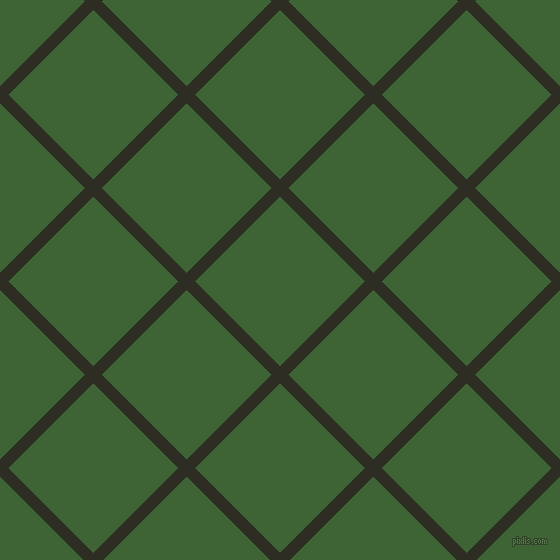 45/135 degree angle diagonal checkered chequered lines, 12 pixel lines width, 120 pixel square size, Karaka and Green House plaid checkered seamless tileable